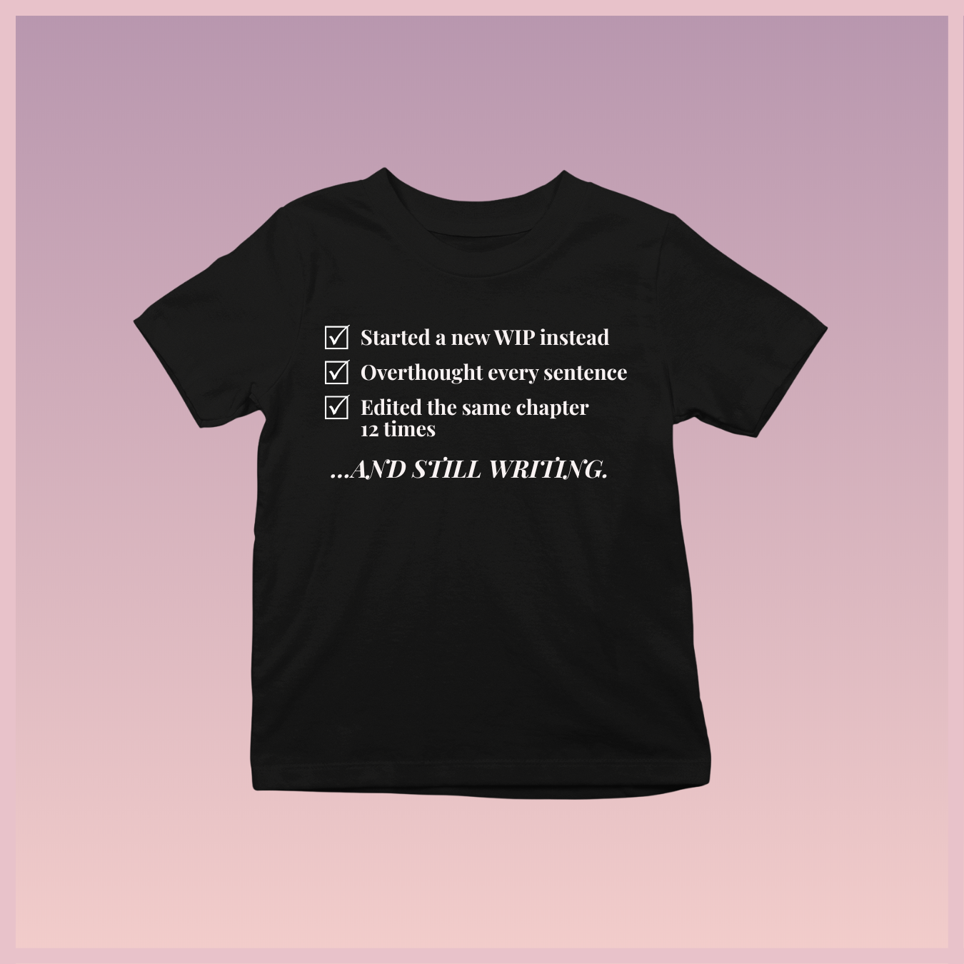 The Bookish Checklist Tee