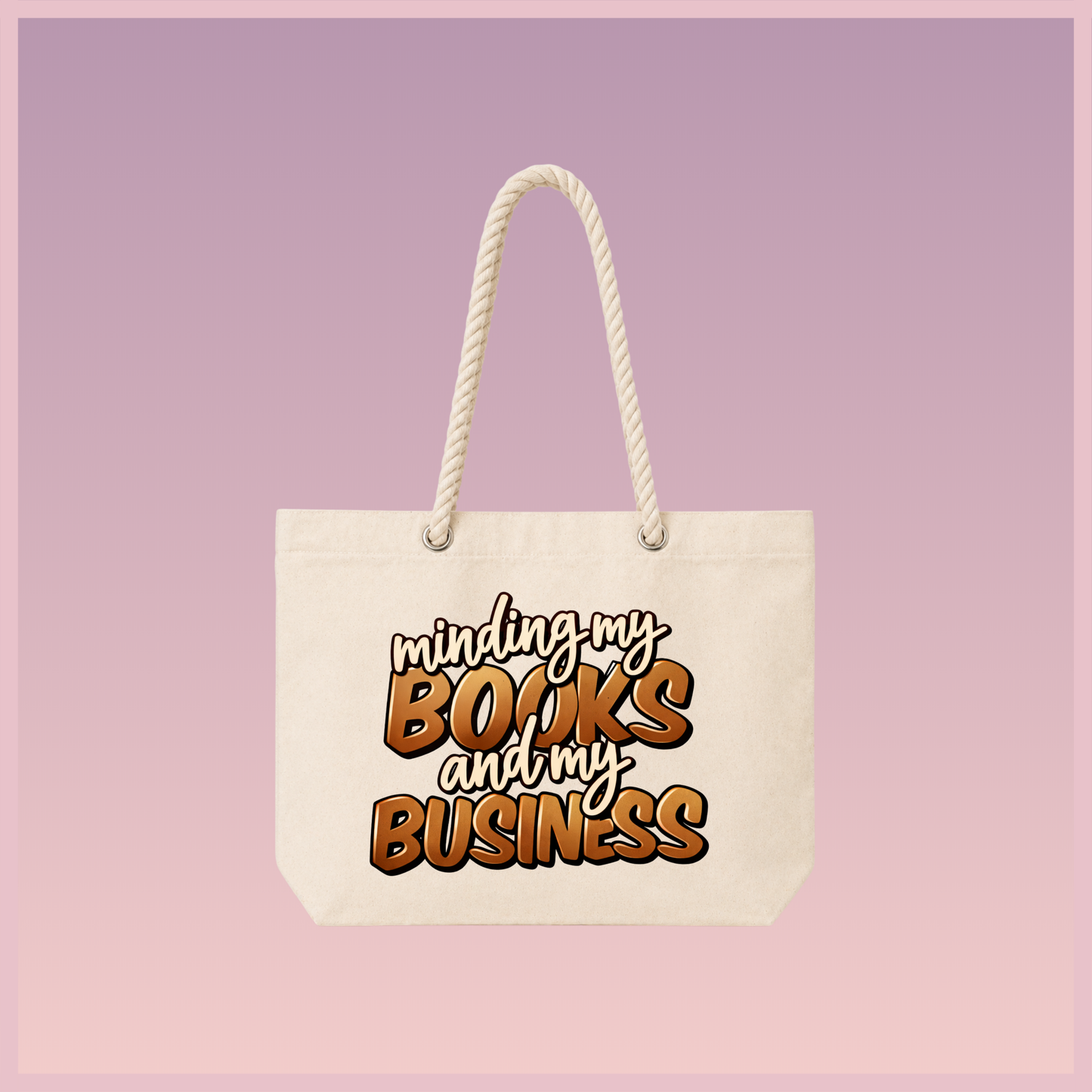 Bookish Rope Tote