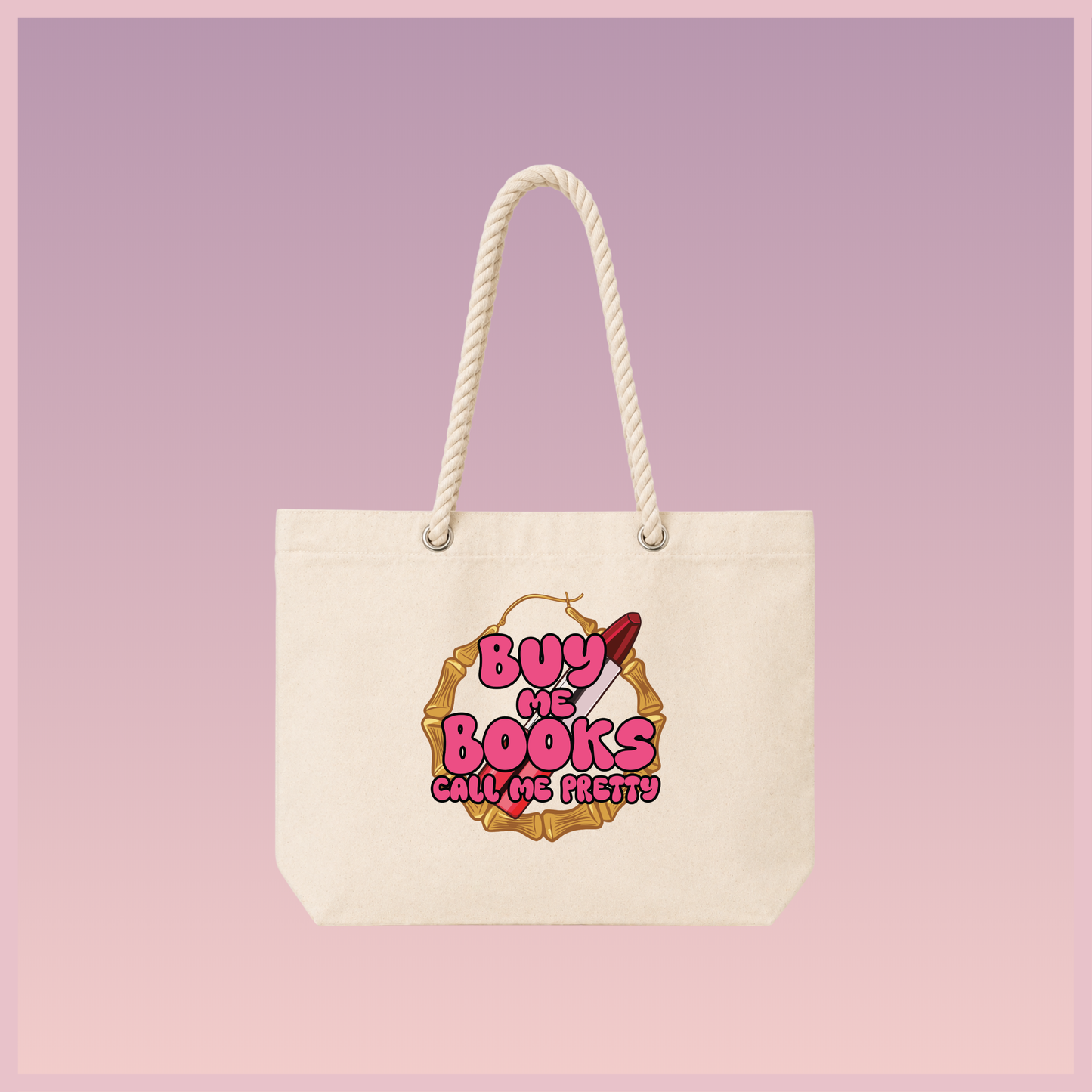 Bookish Rope Tote