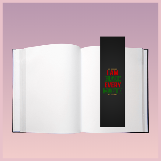Black Every Month Bookmark